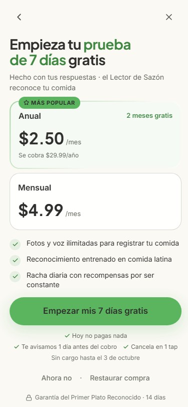Empieza gratis, sin sorpresas